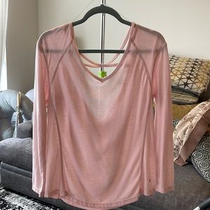 Pink long sleeve shirt